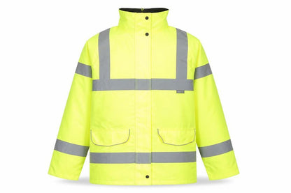 Mens UK Size M Portwest Yellow Rain Coat