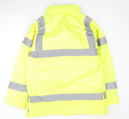 Mens UK Size M Portwest Yellow Rain Coat