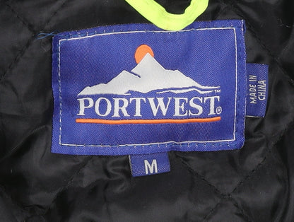 Mens UK Size M Portwest Yellow Rain Coat