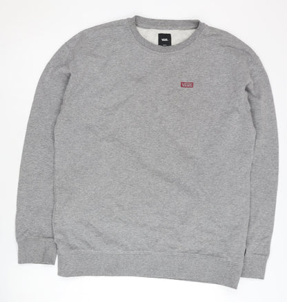 Vans Men's Grey Pullover Sweatshirt - Size S