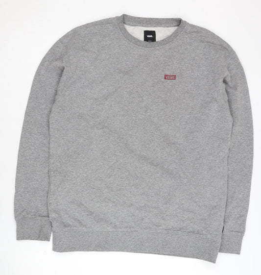 Vans Men's Grey Pullover Sweatshirt - Size S