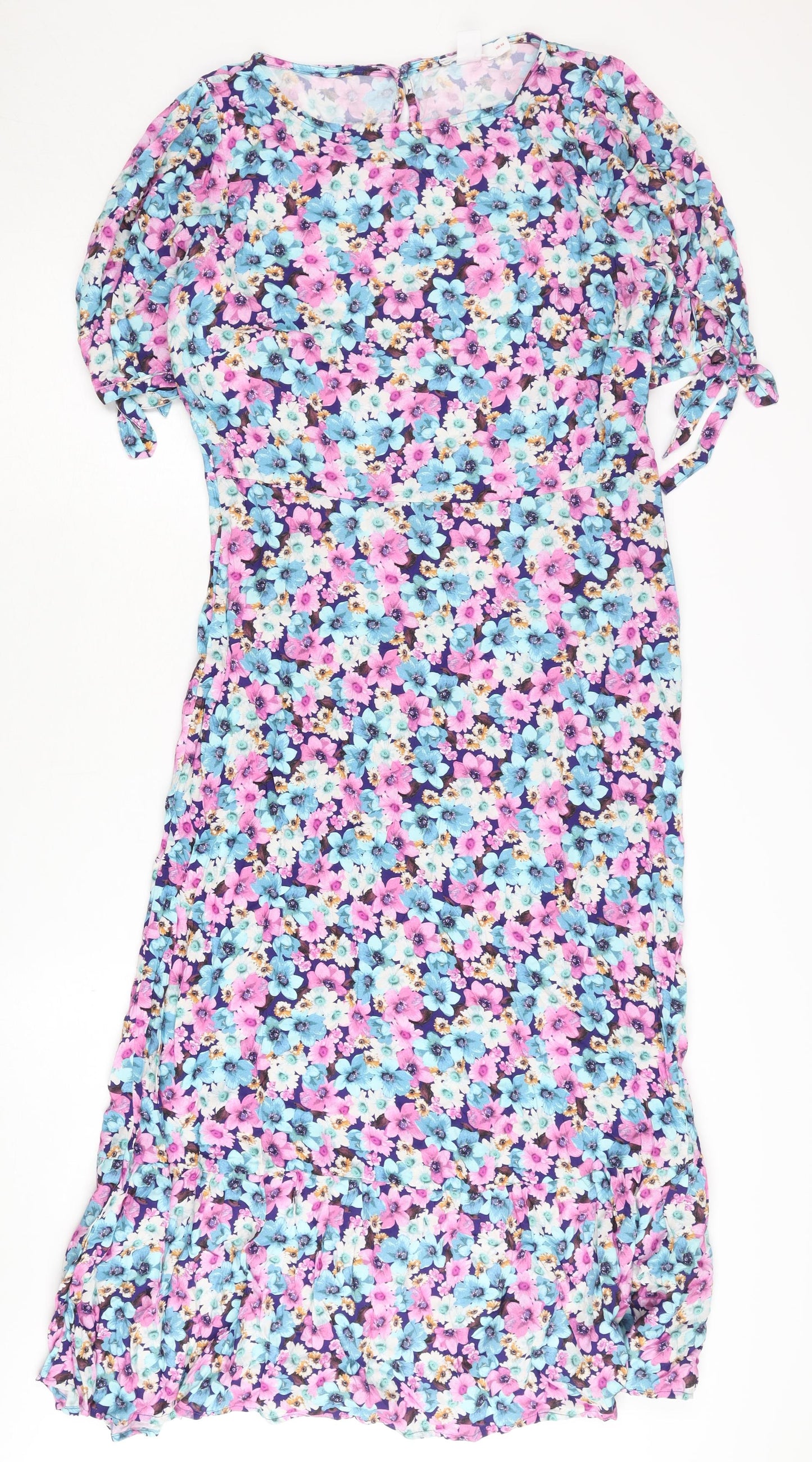 Finery Floral Multicoloured Dress Size 14 Women