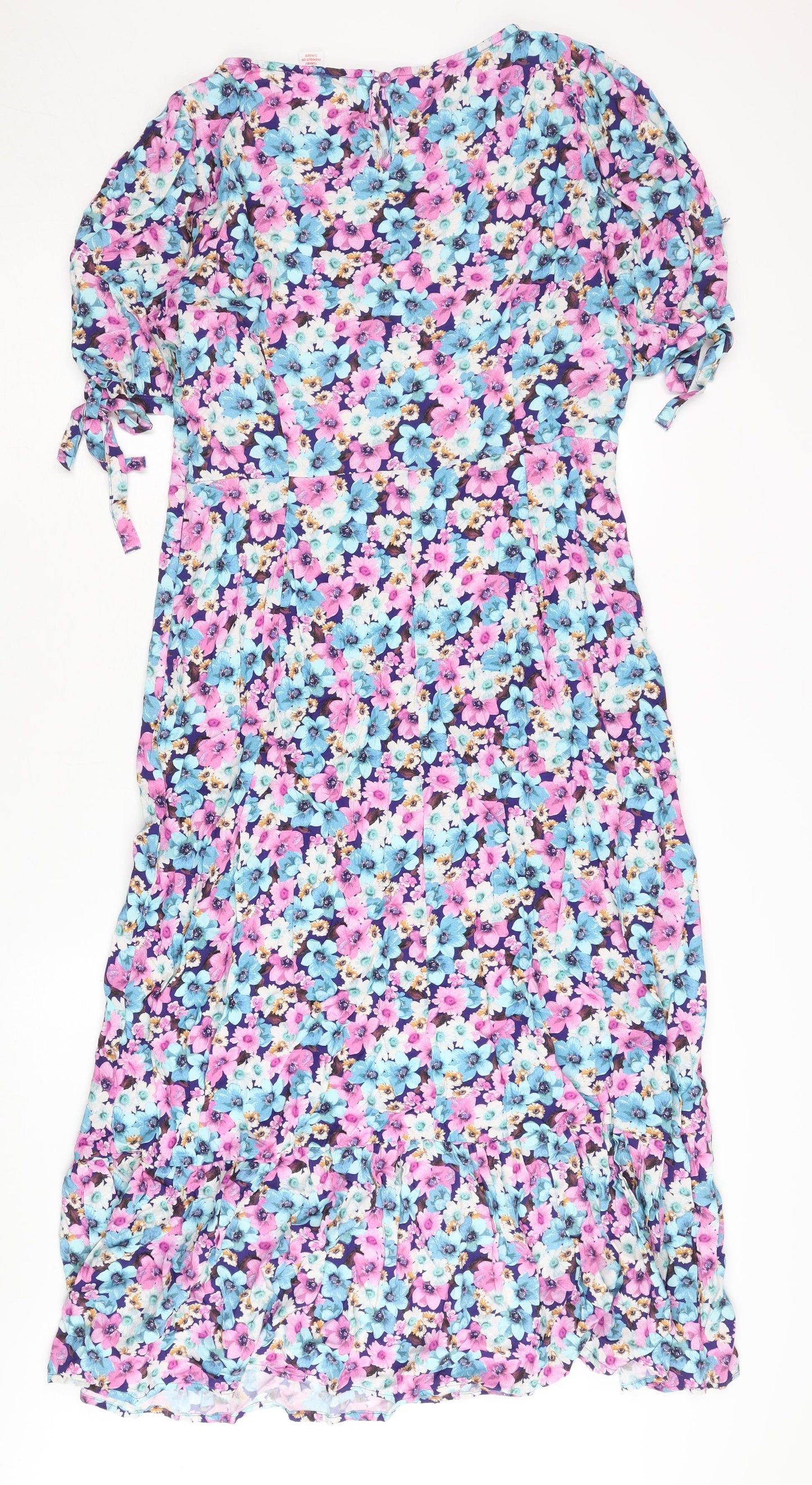 Finery Floral Multicoloured Dress Size 14 Women