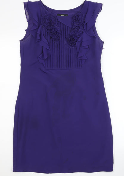Oasis Purple Sleeveless Dress Women Size 10