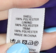 Oasis Purple Sleeveless Dress Women Size 10