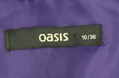 Oasis Purple Sleeveless Dress Women Size 10