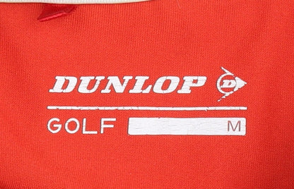 Dunlop Men's Red Golf Polo M - Breathable Sportswear