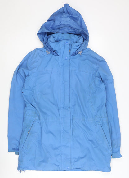 Womens UK Size 12 Regatta Blue Anorak Coat