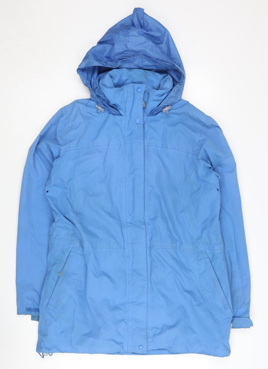 Womens UK Size 12 Regatta Blue Anorak Coat