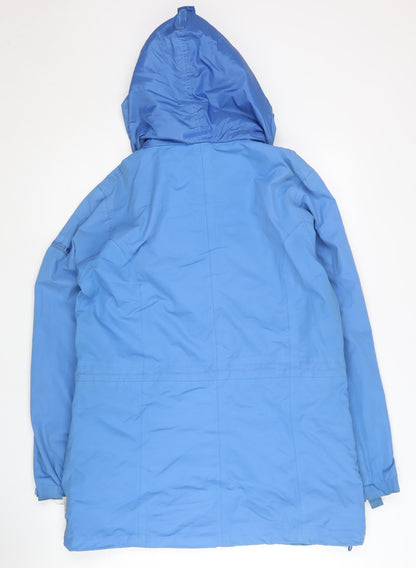 Womens UK Size 12 Regatta Blue Anorak Coat
