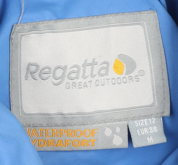 Womens UK Size 12 Regatta Blue Anorak Coat
