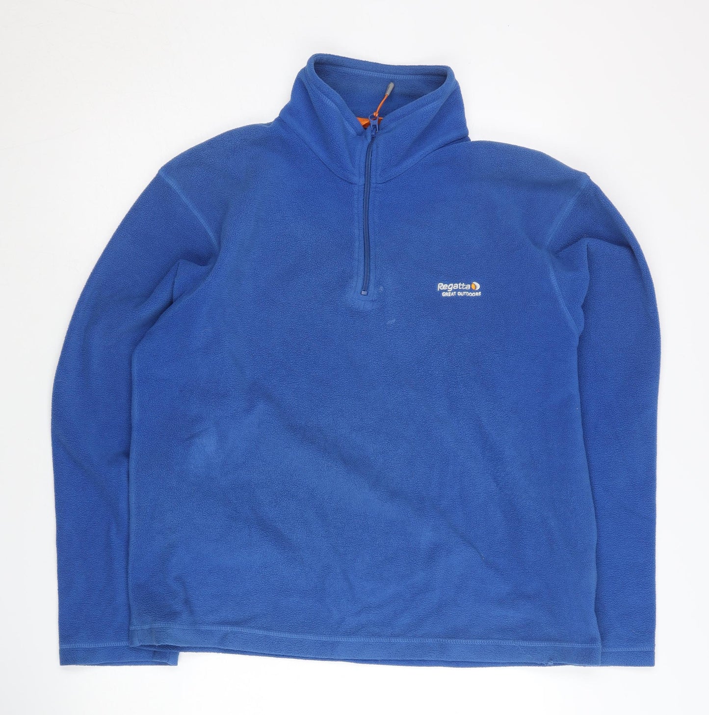 Mens UK Size M Regatta Blue 1/2 Zip Sweatshirt