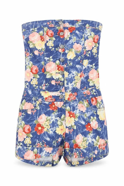 Womens UK Size 10 Parisian  Multicoloured Playsuit
