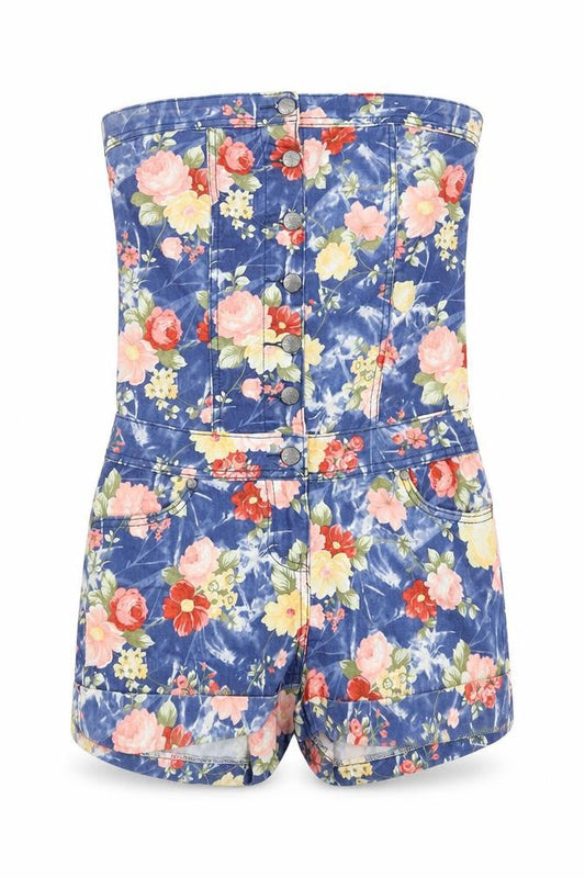Womens UK Size 10 Parisian  Multicoloured Playsuit