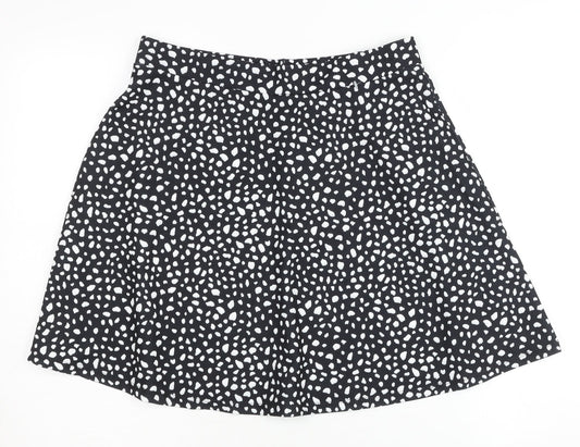 Lipsy Women's Black A-Line Skirt Size 14