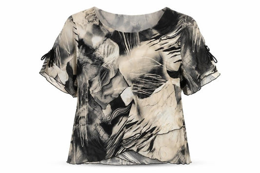 UK Size 18 Gold Black  Blouse