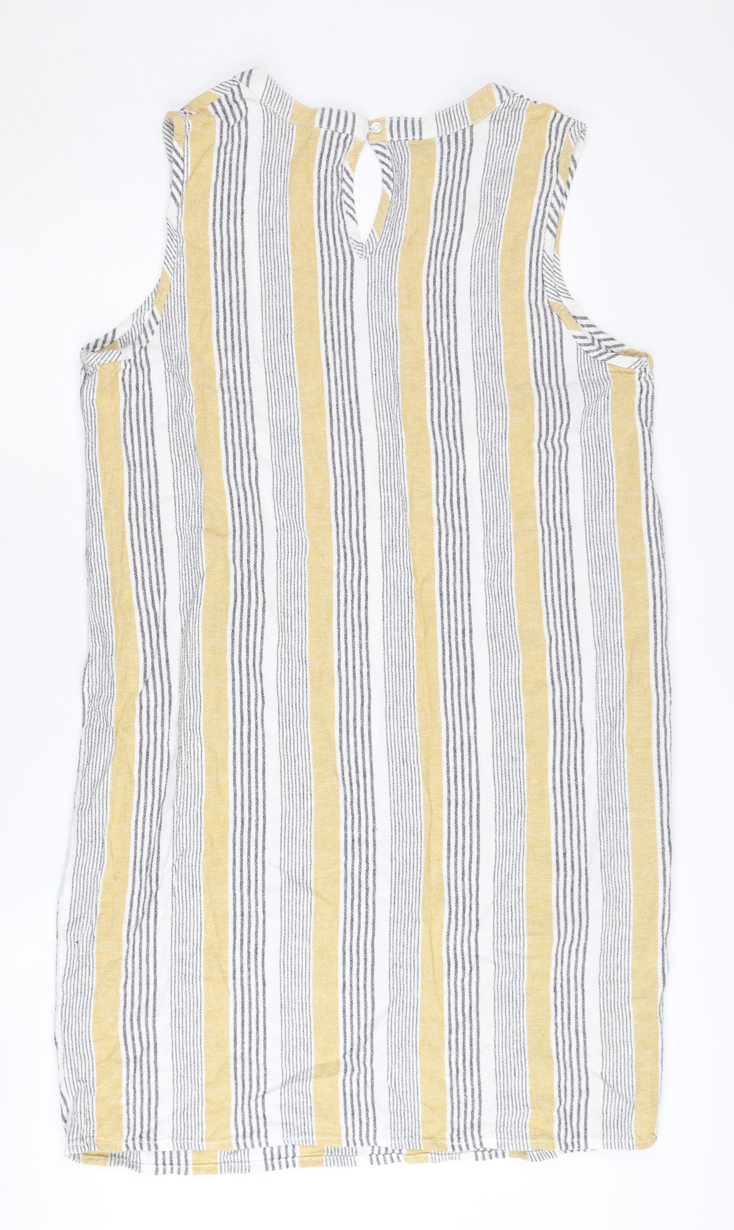 M&Co Women's Multicoloured Striped Dress Size 16