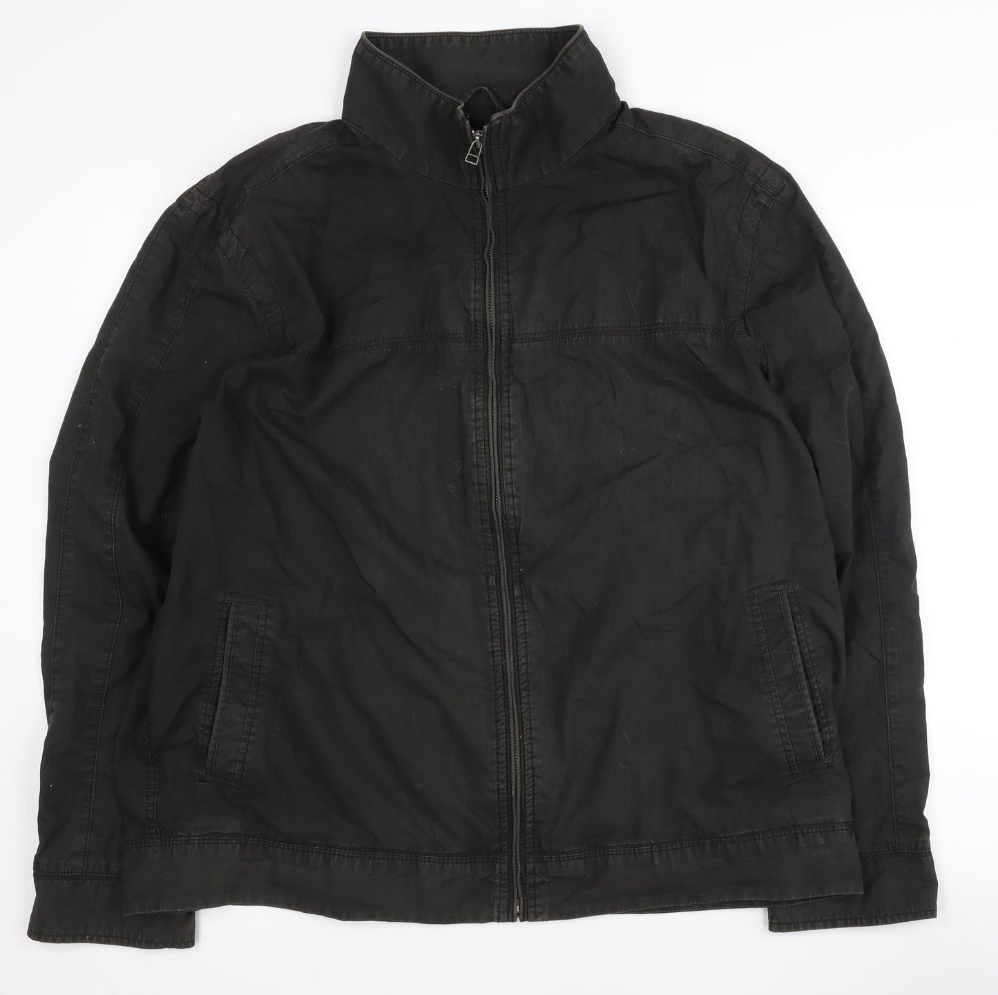 Mens UK Size XL Marks and Spencer Black Basic Jacket