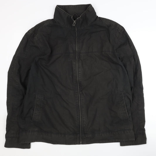 Mens UK Size XL Marks and Spencer Black Basic Jacket
