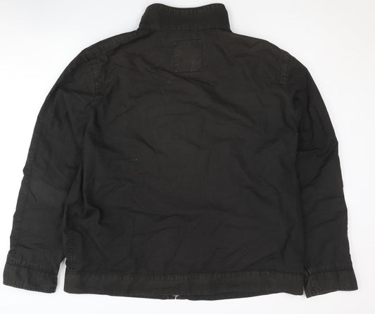 Mens UK Size XL Marks and Spencer Black Basic Jacket