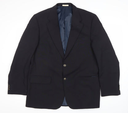 Mens UK Size 42 Greenwoods Regular Blue Suit Jacket