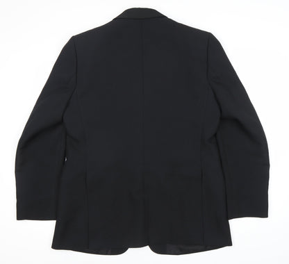 Mens UK Size 43 Dunn & Co Regular Black Suit Jacket