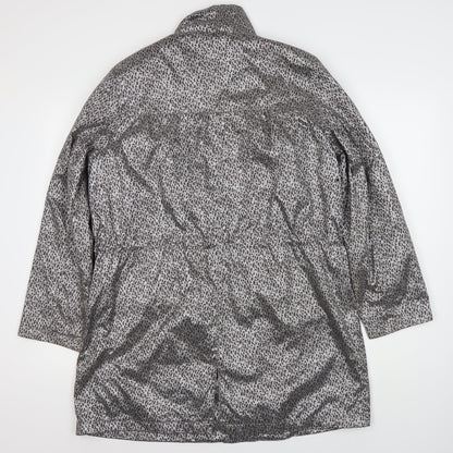 Four Seasons Women's Animal Print Rain Coat M