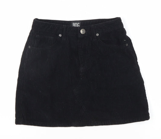 BDG Urban Outfitters Women's Black XS Corduroy Skirt