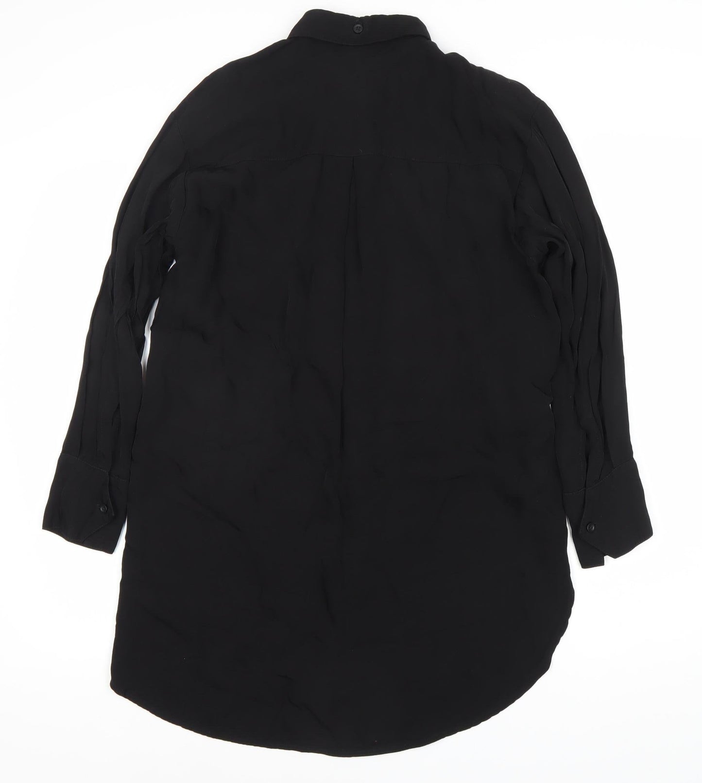 Womens UK Size UK 4 Topshop Black  Button-Up