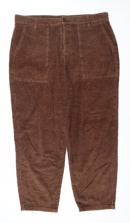 ASOS Men's Brown Corduroy Trousers