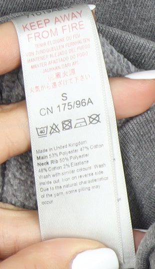 Topman Men's Grey Pullover Sweatshirt S