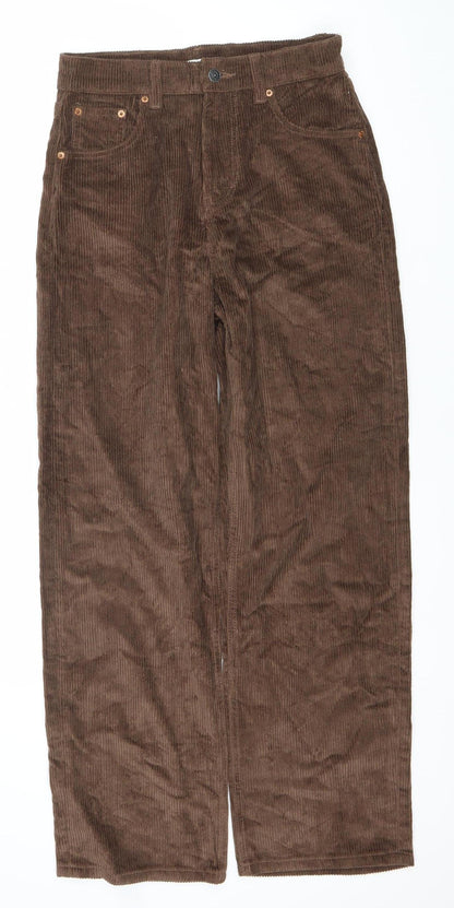 Womens UK Size 31 Motel Regular Fit Casual Brown Trousers