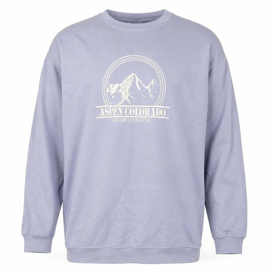 Front view of ASOS Design Women's Blue Pullover Sweatshirt -, size 16