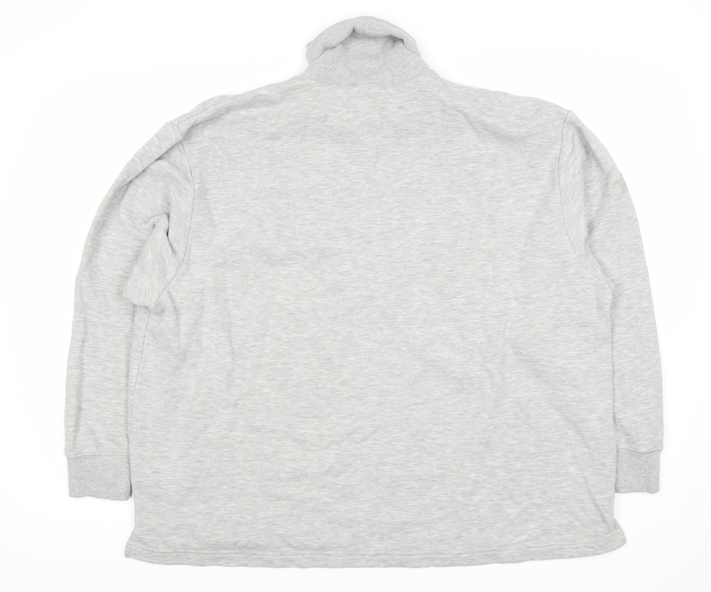 Weekday Unisex Grey Pullover Sweatshirt, Small, Roll Neck