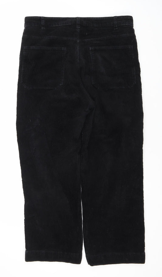 Monki Men's Black Corduroy Trousers Size 44