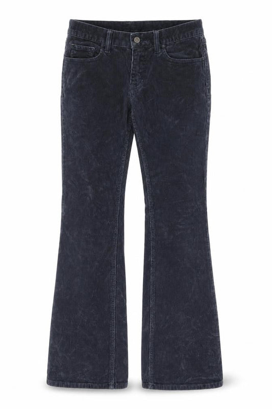 J. Crew Women's Blue Corduroy Trousers - Size S