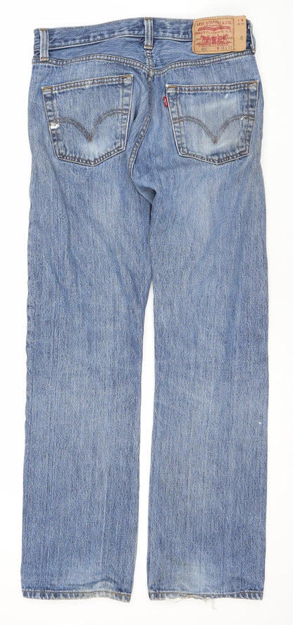 Levi Strauss & Co. Men's Blue Straight Jeans W32 L32