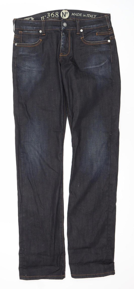 Mens UK Size 27 N°368 NFY  Straight Blue Jeans