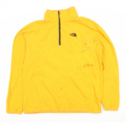 The North Face Men's Yellow Fleece Sweatshirt L
