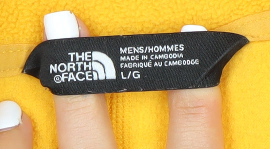 The North Face Men's Yellow Fleece Sweatshirt L