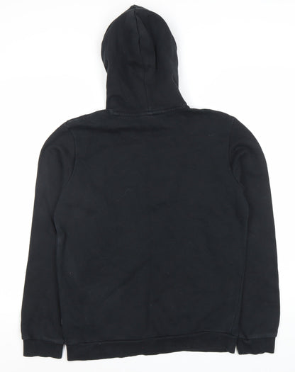 Puma Boys' Black Pullover Hoodie XL with Logo Accent