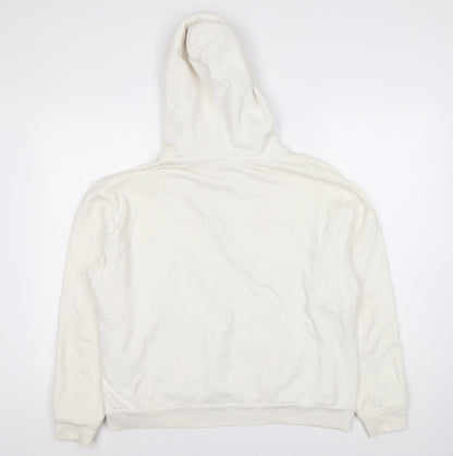 Levi's Women's White Pullover Hoodie - Size S, Logo Design