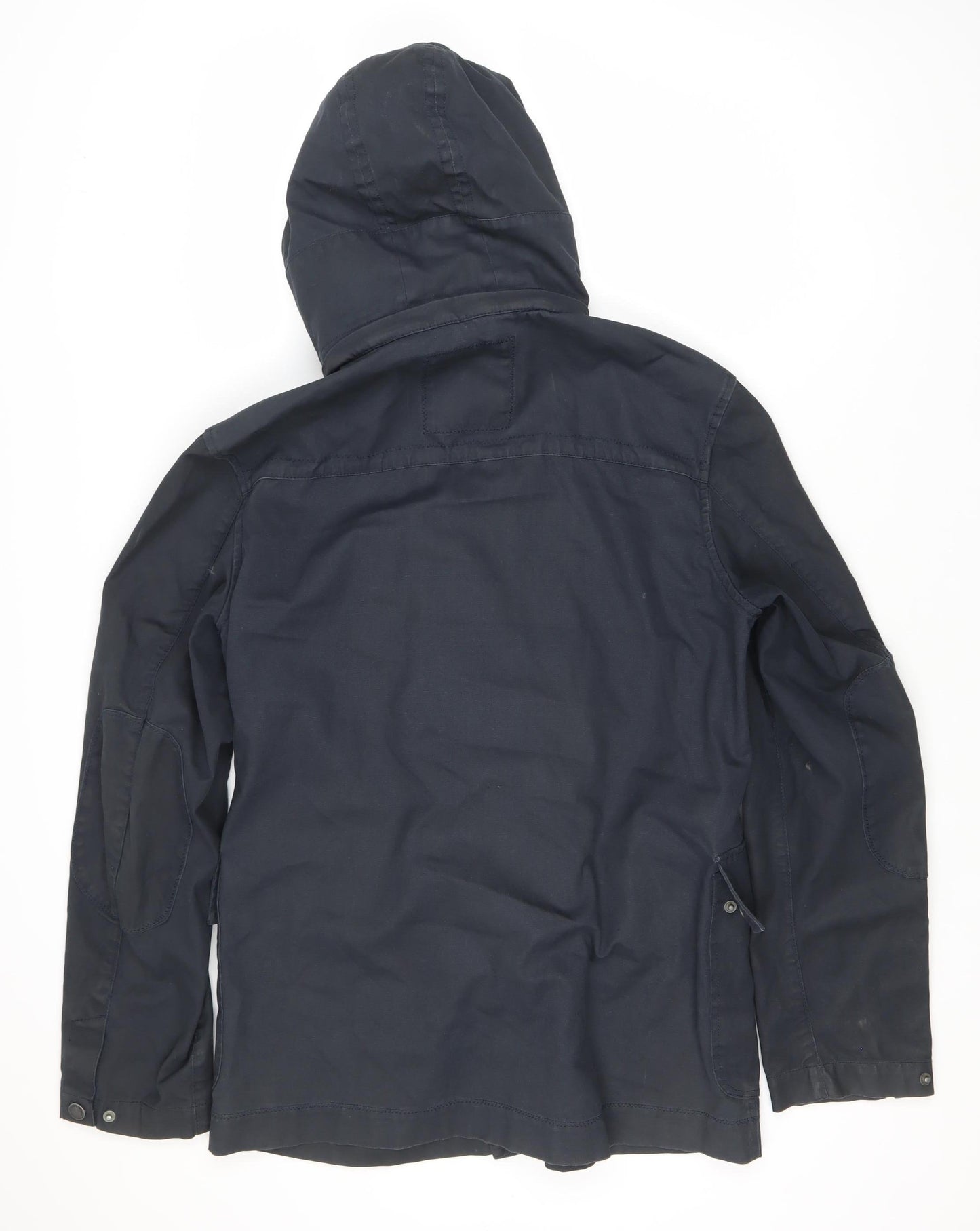Unisex Adults UK Size M Crew Clothing Co. Blue Duffle Coat