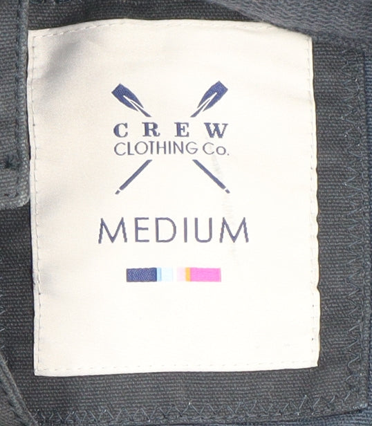 Unisex Adults UK Size M Crew Clothing Co. Blue Duffle Coat