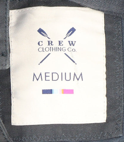 Unisex Adults UK Size M Crew Clothing Co. Blue Duffle Coat