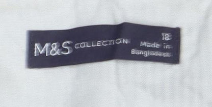 Marks and Spencer Women's Multi-Check Pencil Skirt 18