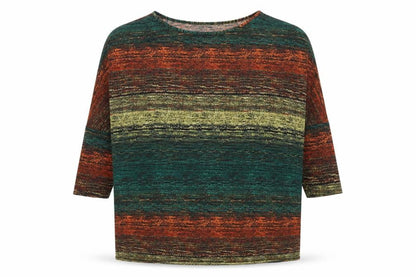 Womens UK Size 12 Saloos Multicoloured Basic Blouse