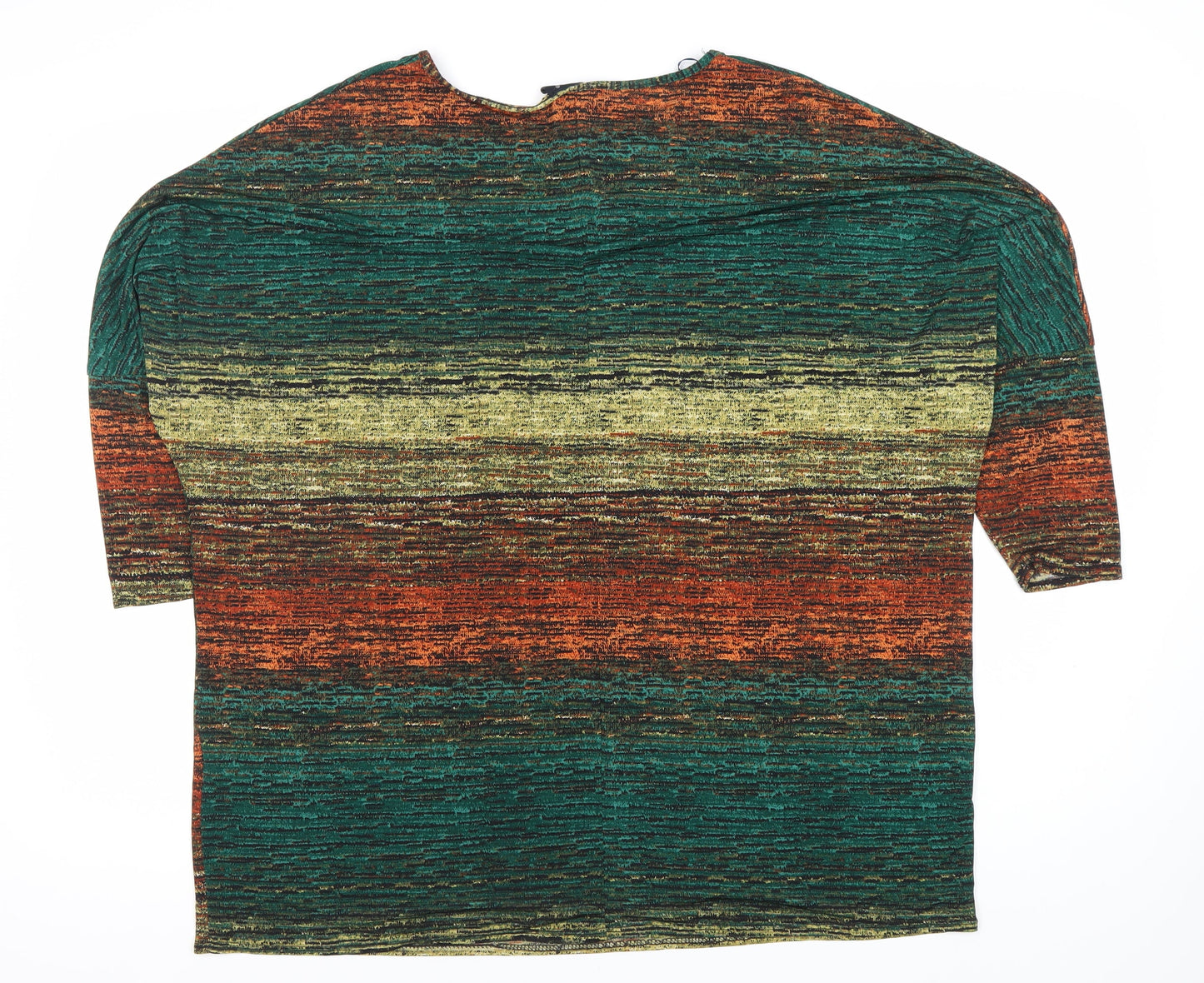 Womens UK Size 12 Saloos Multicoloured Basic Blouse
