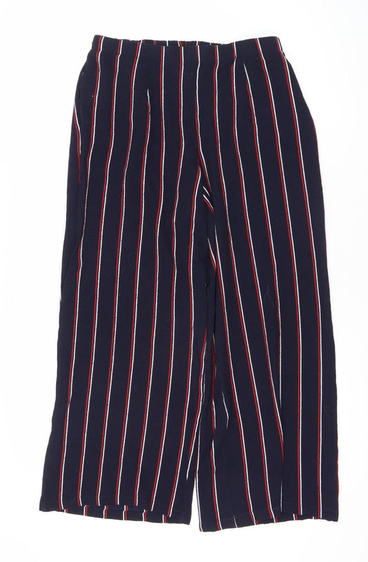Womens UK Size 14 Zara Regular Fit Casual Multicoloured Trousers