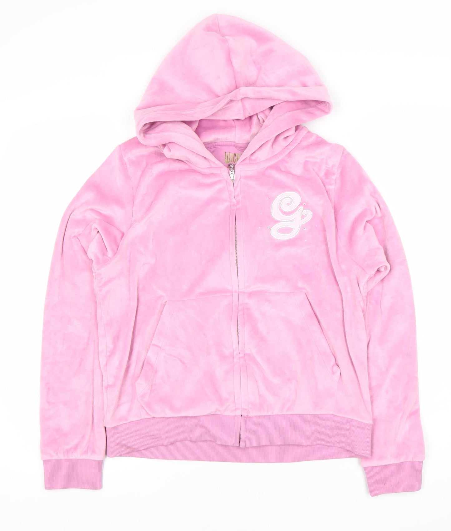 Marks and Spencer Girls Pink Full Zip Hoodie, 13-14 Years